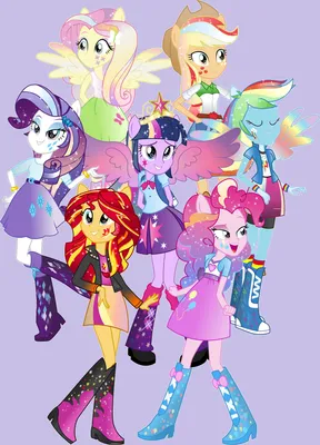 Игровой набор Equestria Girls Пони и кукла Девочки Эквестрии |  Интернет-магазин Континент игрушек