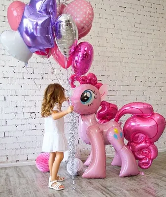 Букет \"Пони Пинки Пай. Принцессы\" - Воздушные шары с гелием | ШарВау -  Доставка и оформление воздушными шарами в Москве и МО