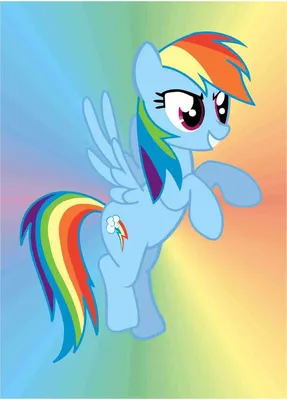 Купить постер (плакат) My Little Pony: Rainbow Dash (артикул 120002)
