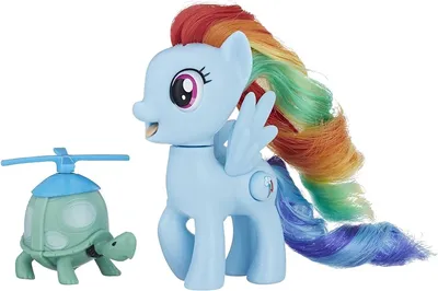 My little pony rainbow dash as real horse photorealistic on Craiyon