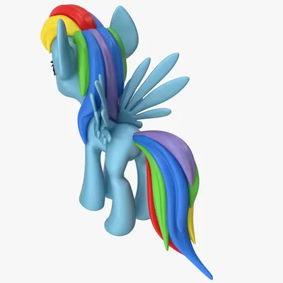 My Little Pony Rainbow Dash 3D Model $39 - .fbx .obj .max - Free3D