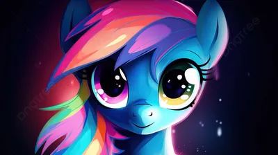 Rainbow dash in my little pony a mew generation : r/mylittlepony