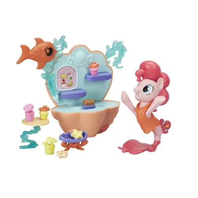 Игровой набор 'Пони-русалка Радуга Дэш' (Seapony - Rainbow Dash), из серии  'My Little Pony в кино', My Little Pony, Hasbro [C3334]