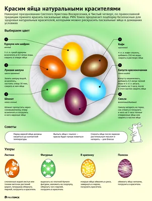Как красиво и быстро покрасить яйца на Пасху - 13 апреля 2023 - НГС24.ру