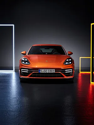 Pictures Porsche Panamera Turbo S (971), 2020 Orange Cars 600x800
