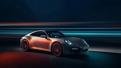 Porsche 911 у океана от Midjourney | Пикабу