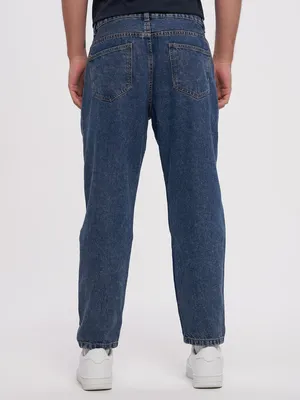 Повседневные джинсы зауженные к низу, цвет: темно-синий купить в  интернет-магазине ТВОЕ, арт.B1181