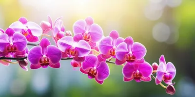 Красивые орхидеи на подоконнике стоковое фото ©Kruchenkova 180942192