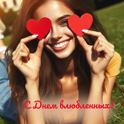 Валентинка, открытка двойная 20см на 16см с рисунками. Поздравление на 14  февраля. День Влюбленных (ID#1562340580), цена: 30 ₴, купить на Prom.ua