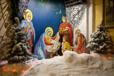 С Рождеством Христовым... ~ Открытка (плейкаст)