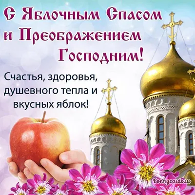 Яблочный Спас 2023 - поздравления в открытках, СМС и стихах | Новости РБК  Украина
