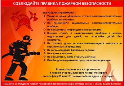 Плакаты по пожарной безопасности купить в Минске