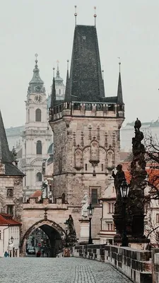 Обои для телефона | Medieval tower, Prague, Tower