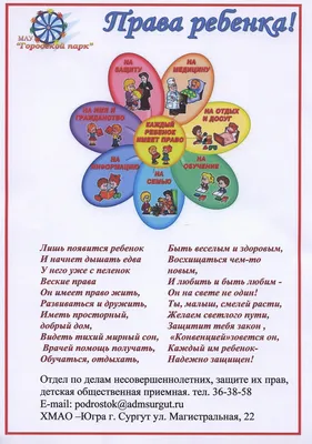 Конкурс плакатов \"Большие права маленьких детей\" | Уполномоченный по правам  ребенка в Новосибирской области