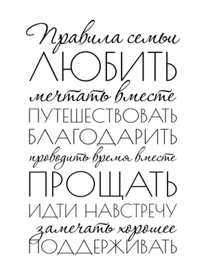 Картина на холсте \"Правила нашей семьи\" / холст / постер / картина / правила  дома/ 30х40см купить по цене 460 ₽ в интернет-магазине KazanExpress