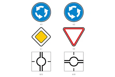 Новые правила проезда перекрестков с круговым движением | Мегаполис | Дзен