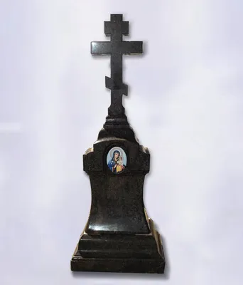 Православный крест из дуба на могилу - Церковная лавка