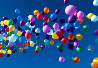 Воздушные шарики с конфетти - наши новости