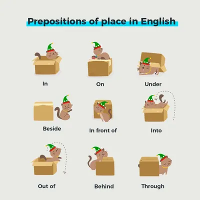 Идеи на тему «Предлоги места» (15) | обучение английскому, преподавание английского  языка, уроки английского