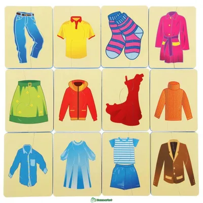 Сезонная одежда картинки для детей - 26 фото