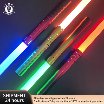 Металлический световой меч джедай Пиксель версия со звуком  эффектами,Bluetooth,неограниченное изменение цвета - купить с доставкой по  выгодным ценам в интернет-магазине OZON (1189892792)