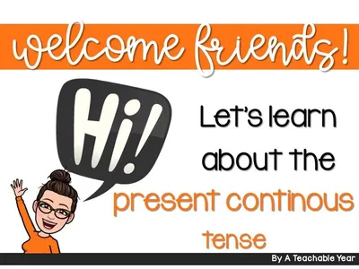 Present continuous tense - Games to learn English