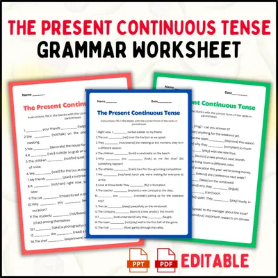 Present continuous interactive and downloadable worksheet. You can do the  exercises online or downloa… | English language teaching, Learn english,  English classroom