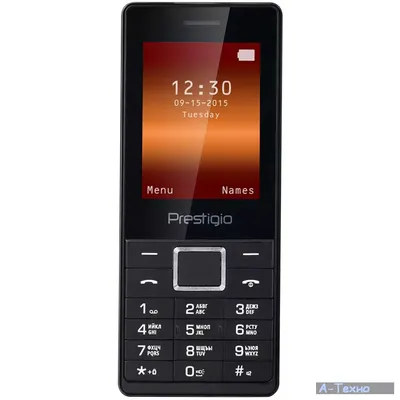 ≡ Мобільний телефон Prestigio Wize C1 1240 DS Black – купити в Києві | ціни  і відгуки