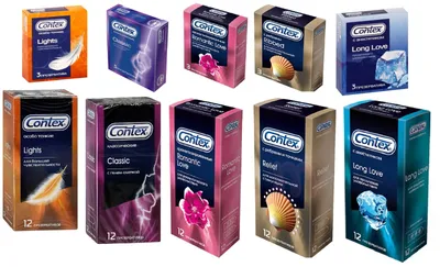 Блок презервативов Contex 6 пачек 12шт Long Love