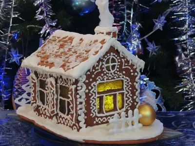 Новогодний пряничный домик своими руками: пошаговый рецепт | myDecor