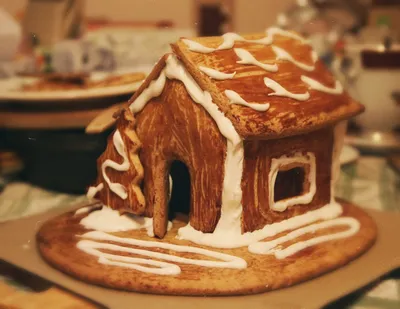 Сладкий пряничный домик, новогоднее …» — создано в Шедевруме