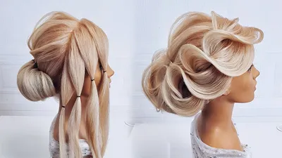 Beautiful hairstyles step by step.Prom hairstyles.Wedding hairstyle -  YouTube