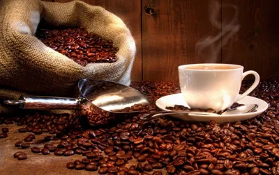 Хорошего дня и вкусного кофе» — создано в Шедевруме