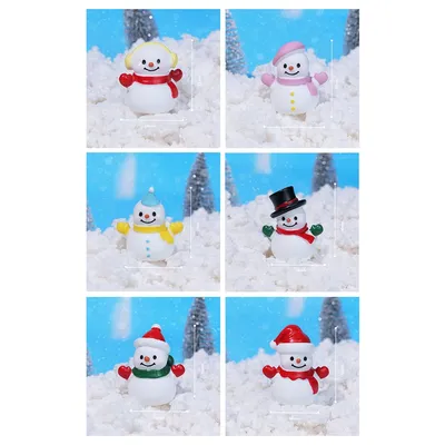 Настольные поделки со снеговиком модные интересные мини Декорации для  повседневной жизни | AliExpress