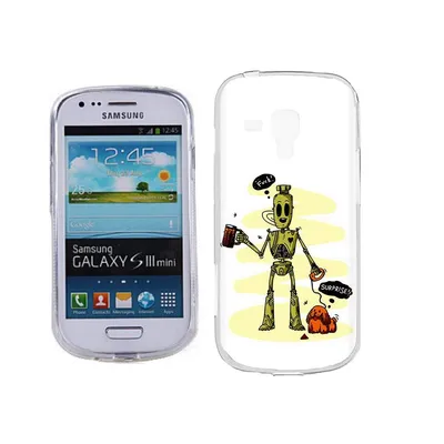 Чехол MyPads Tocco для Samsung Galaxy S3 mini прикольный робот, купить в  Москве, цены в интернет-магазинах на Мегамаркет