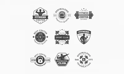 Логотип тренажерного зала: 12 примеров крутых лого | Дизайн, лого и бизнес  | Блог Турболого