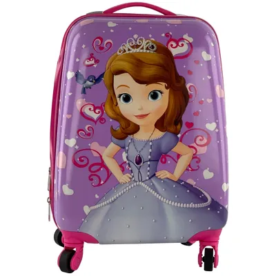 Чемоданы фиолетовый KAITEMINI \"Принцесса София\" :: Детские пластиковые  чемоданы :: Чемоданы и сумки для всей семьи :: модные сумки из натуральной  кожи и кожзама :: Магазин кожгалантереи и сумок