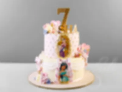 Съедобная Вафельная сахарная картинка на торт Принцессы Disney 002.  Вафельная, Сахарная бумага, Для меренги, Шокотрансферная бумага.