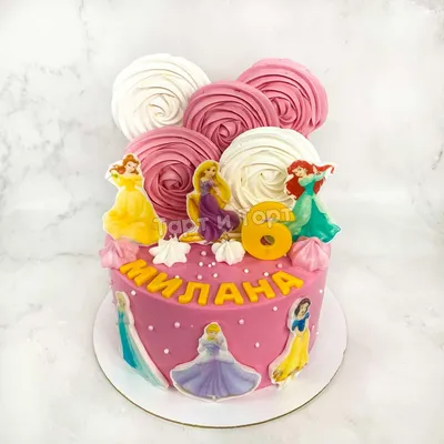 Ренат Агзамов on Instagram: “А вот и сам торт \"Принцессы Диснея\"” |  Birthday cake kids, Amazing cakes, Novelty cakes
