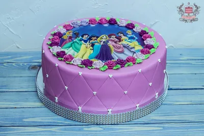 Съедобная Вафельная сахарная картинка на торт Принцессы Disney 017.  Вафельная, Сахарная бумага, Для меренги, Шокотрансферная бумага.