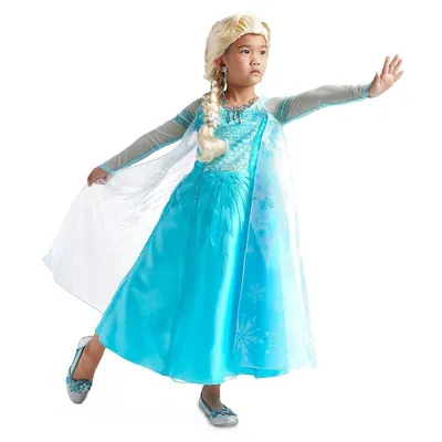 Купить Детское платье, платье принцессы Эльзы для косплея для девочек,  платье принцессы «Холодное сердце» | Joom