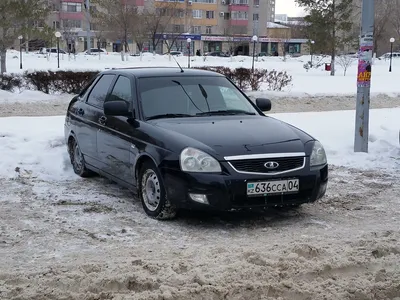 Купить Накладка на задний бампер Лада Приора 1 (хэтчбек) ТЮН-АВТО за 563  руб. в интернет-магазине Standart Detail