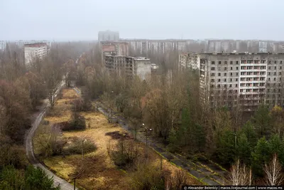 Скачать обои пасмурно, Чернобыль, Припять, Украина, д/к Энергетик, раздел  город в разрешении 1920x1080
