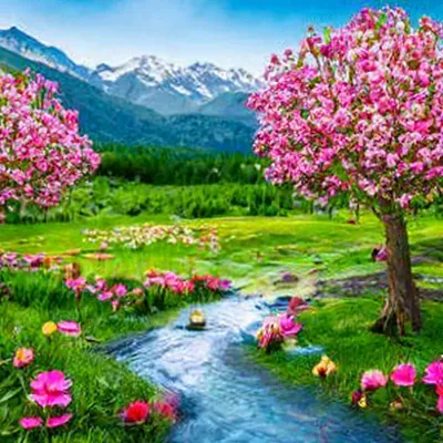 Флизелиновые фото обои природа цветы 312x219 см Ветки сакуры  (13287VEXXL)+клей по цене 1400,00 грн
