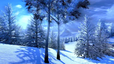 Обои Природа Зима, обои для рабочего стола, фотографии природа, зима, снег,  сугробы Обои для рабочего стола, скачать обои картинки заставки на рабочий  стол.