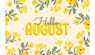Hello, August! – Still Life, With Cracker Crumbs..