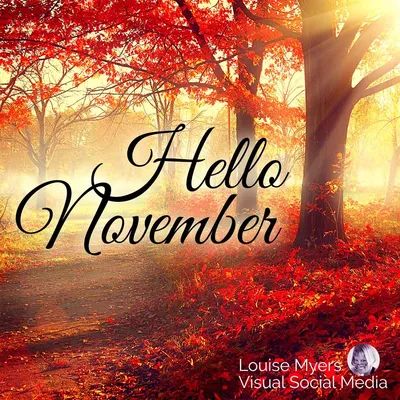 Download Hello November Woman Holding Leaf Wallpaper | Wallpapers.com