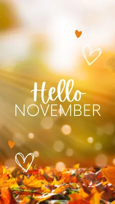 Hello november hi-res stock photography and images - Alamy