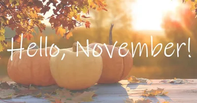 Hello November Design | November wallpaper, Hello november, November  pictures