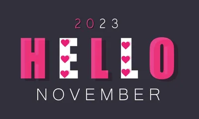 Free and customizable november templates